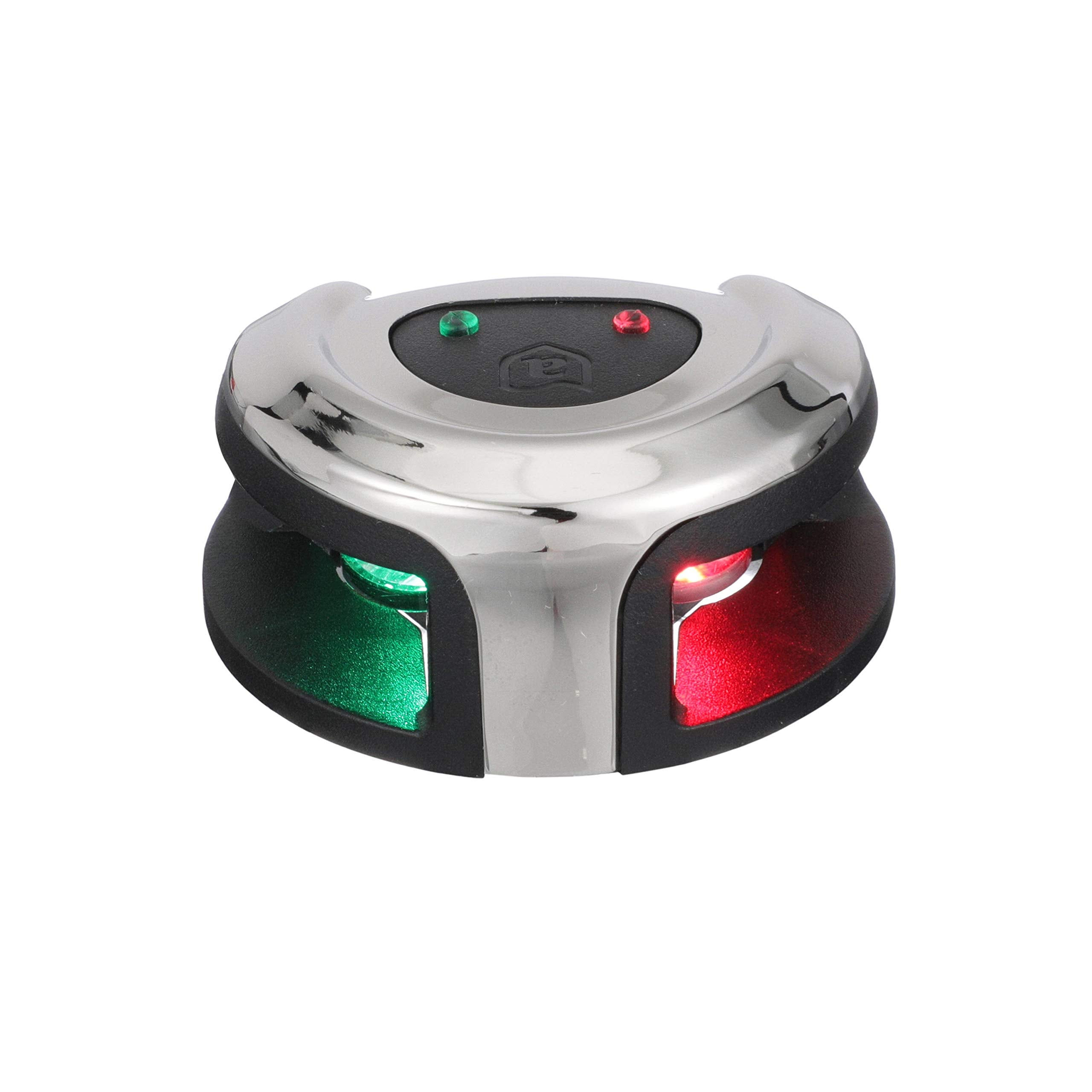attwood Deck Round, Bi-Color, LED One size NV2002SS-7 LightArmor 2-Mile