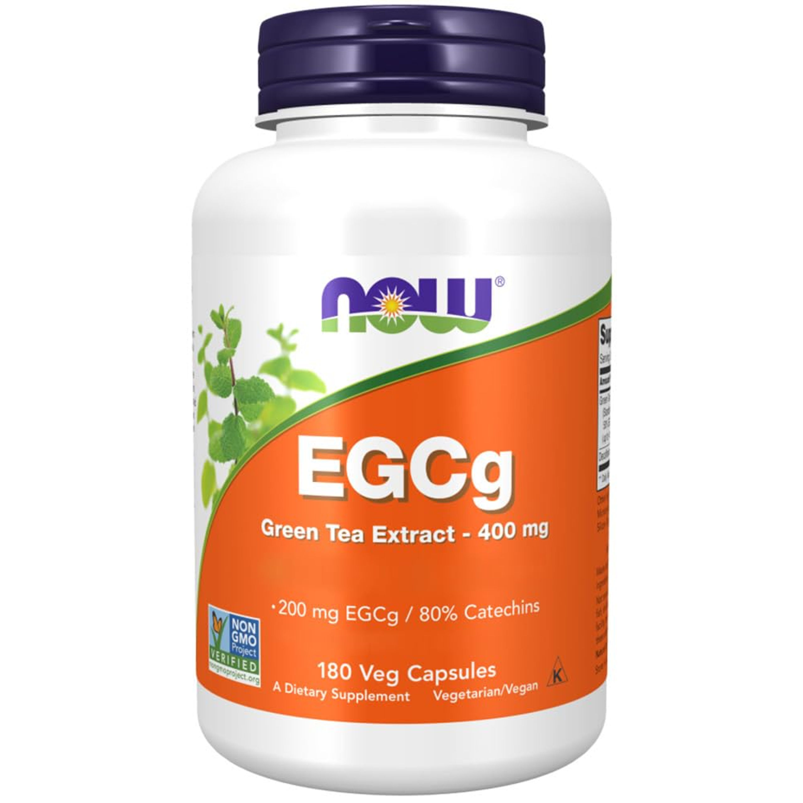 Now Foods Green Tea Extract | EGCg, 400mg, 180 Vegan Capsules
