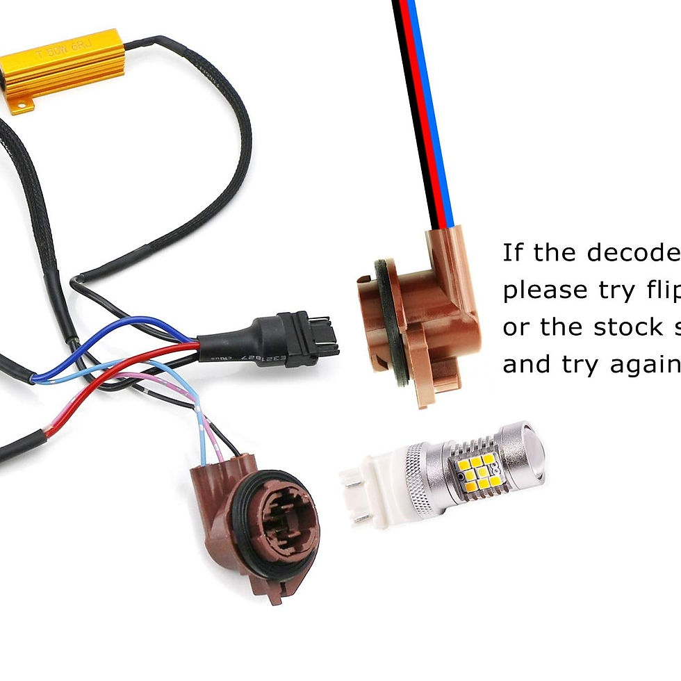 Thumbnail: iJDMTOY Hyper Out Error Fix Adapters with Flash/Bulb Wiring Compatible