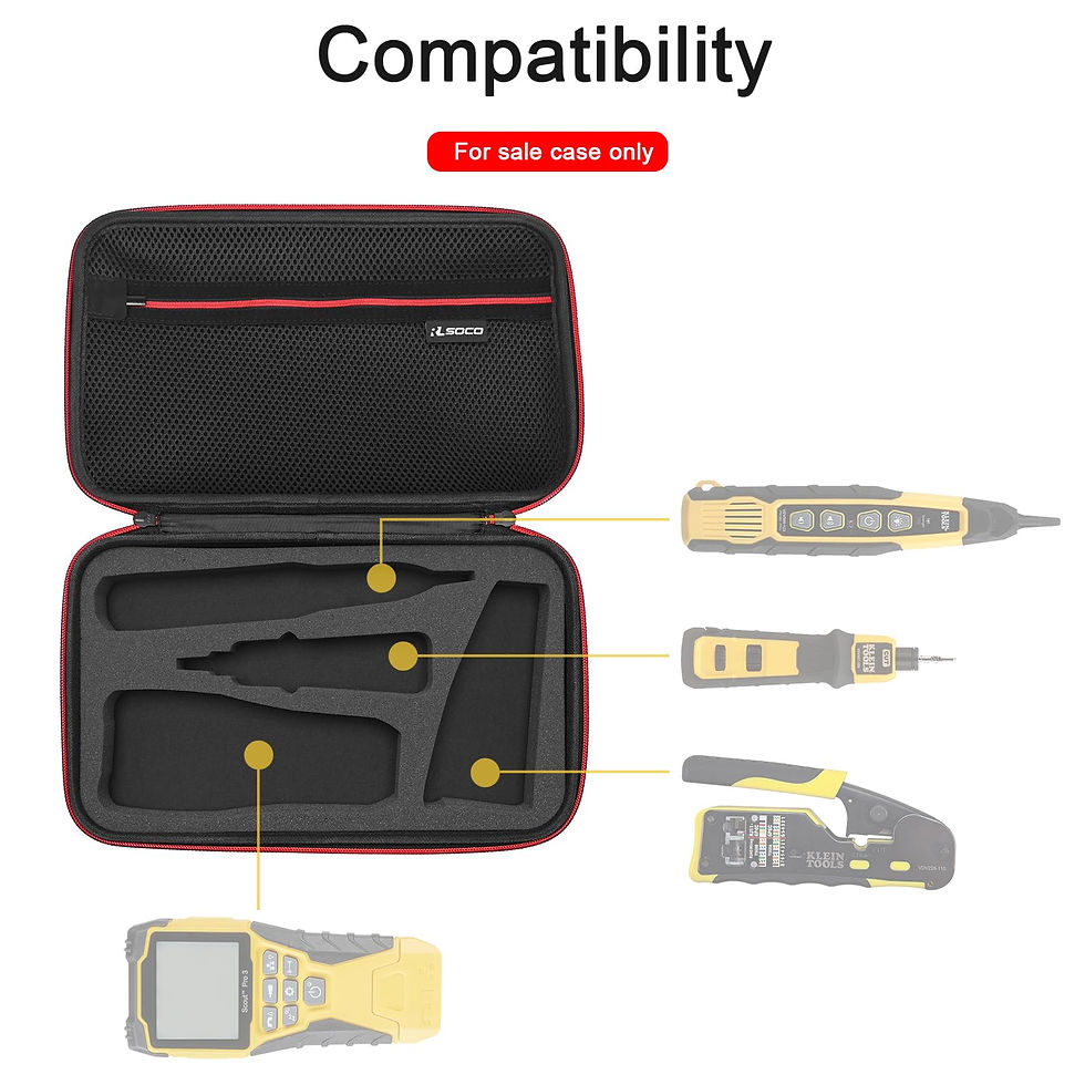 Thumbnail: RLSOCO Hard Case for Klein Tools Scout Pro 3 Tester, Tracer & Accessories