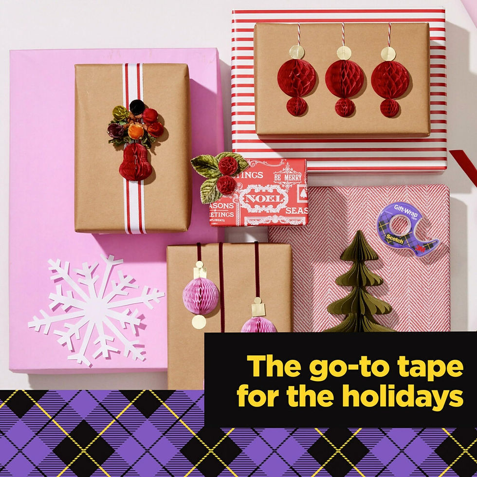 Thumbnail: Scotch Gift Wrap Tape, Invisible, 6 Rolls x 0.75" x 650", Holiday Wrapping