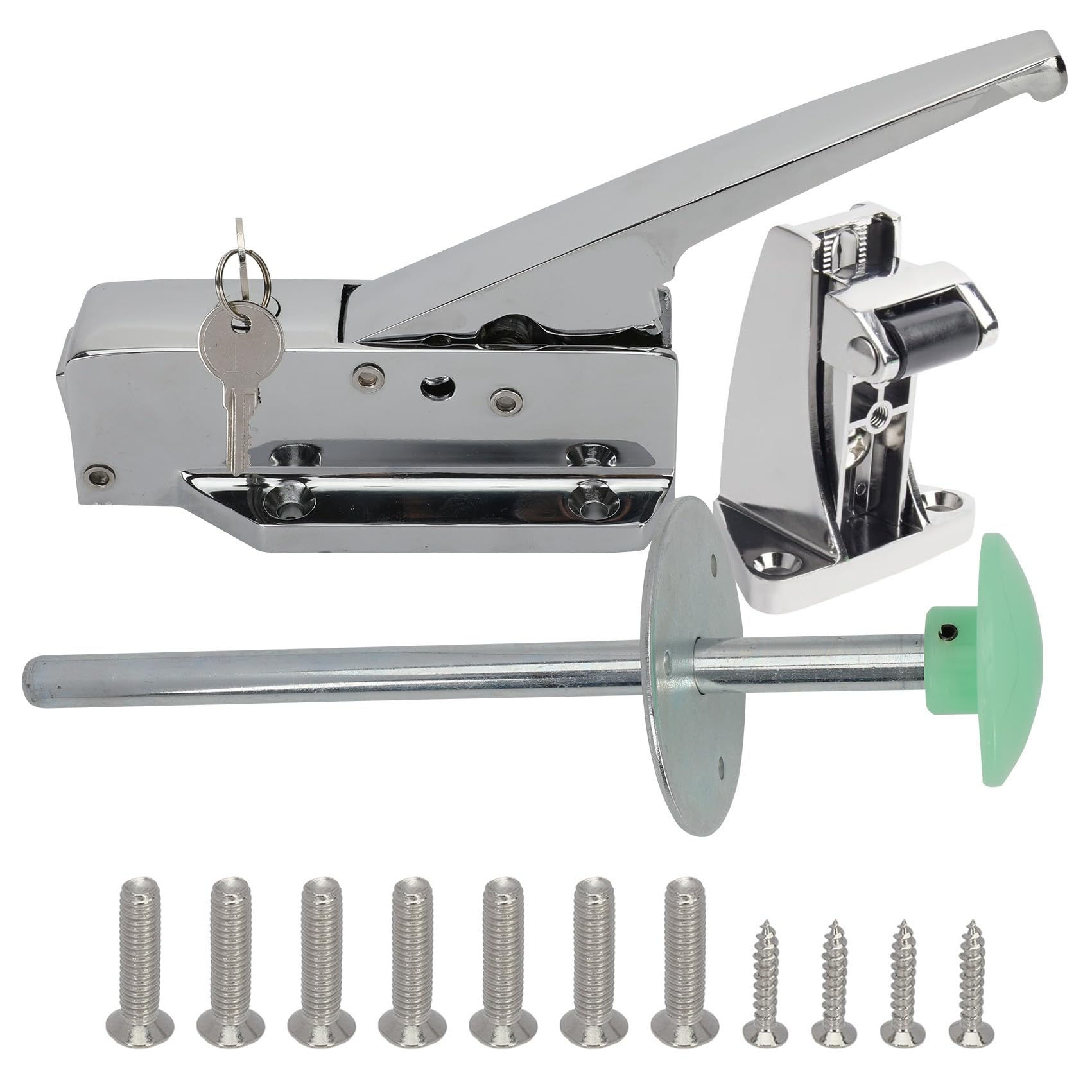 Walk in Cooler Door Handle Complete Latch Kit Latch Offset 1/5 inch to 3/5 inch