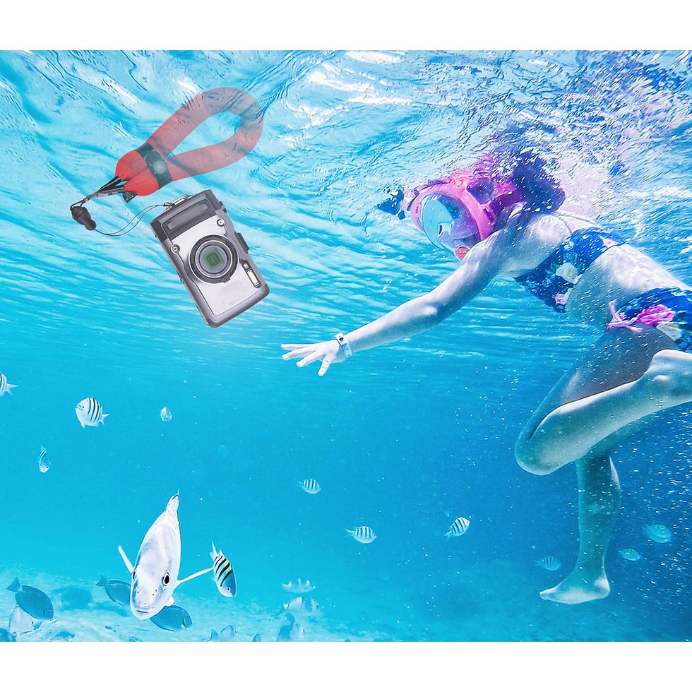 Thumbnail: JJC Waterproof Floating Wrist Strap for Olympus, Fujifilm, GoPro, Red
