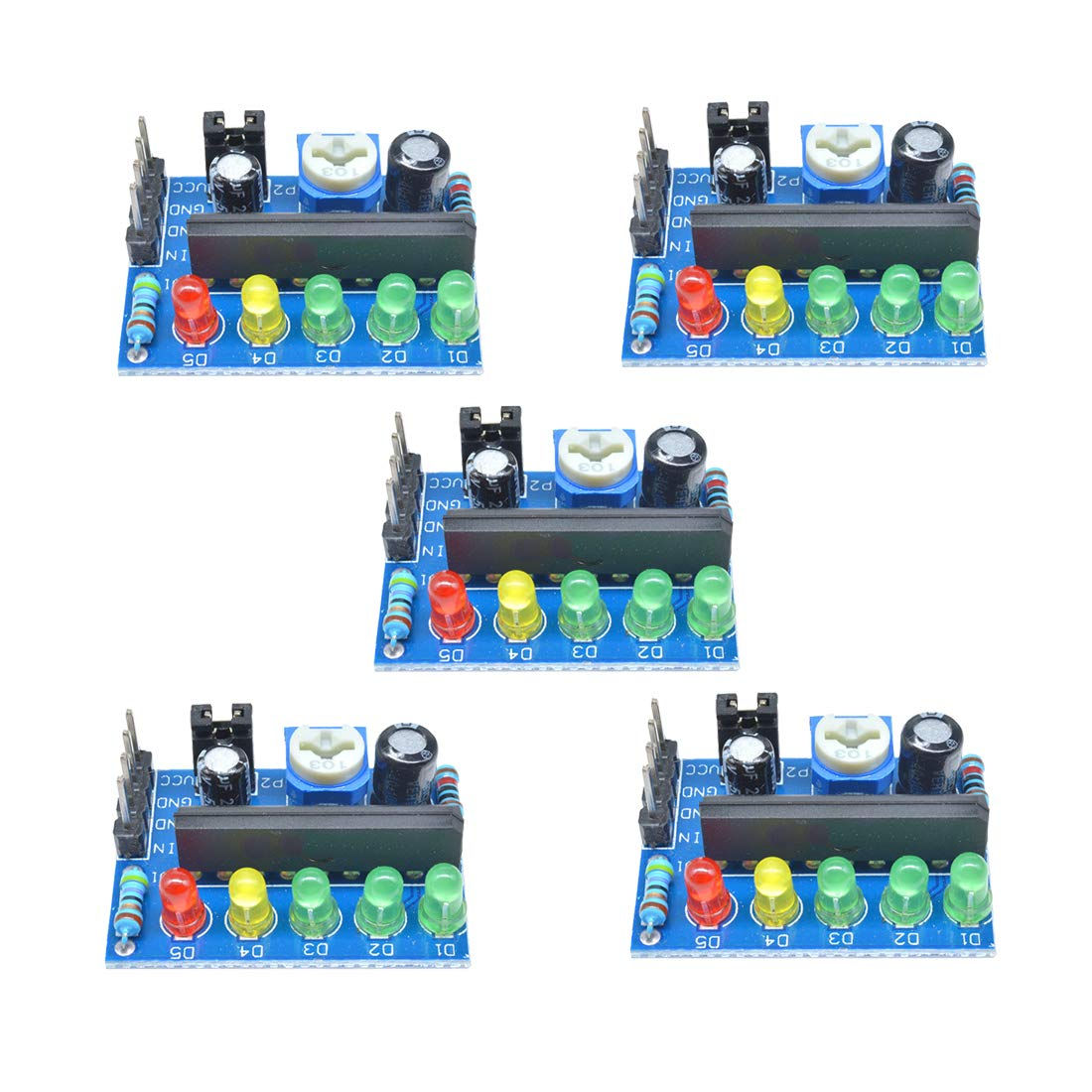 HiLetgo 5pcs KA2284 Level Indicator Module Level Indicator Audio Level Indicator