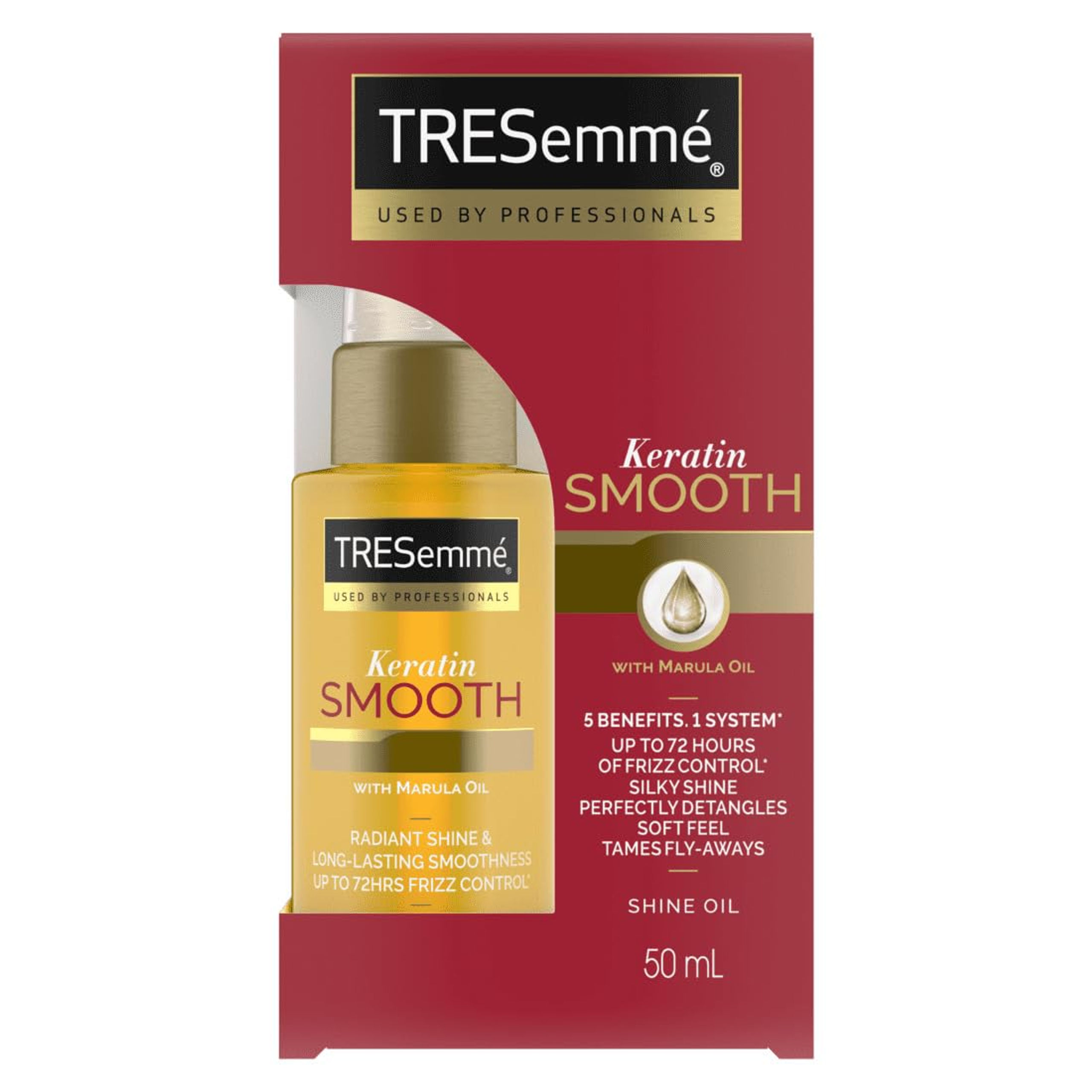 TRESemm� Pro Keratin Smooth Shine Oil with Marula, 50ml (Pack of 1)