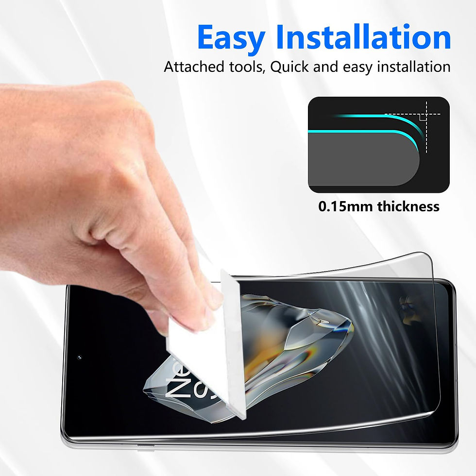 Thumbnail: Screen Protector for OnePlus 12, TPU Film & Tempered Glass, Anti-Scratch