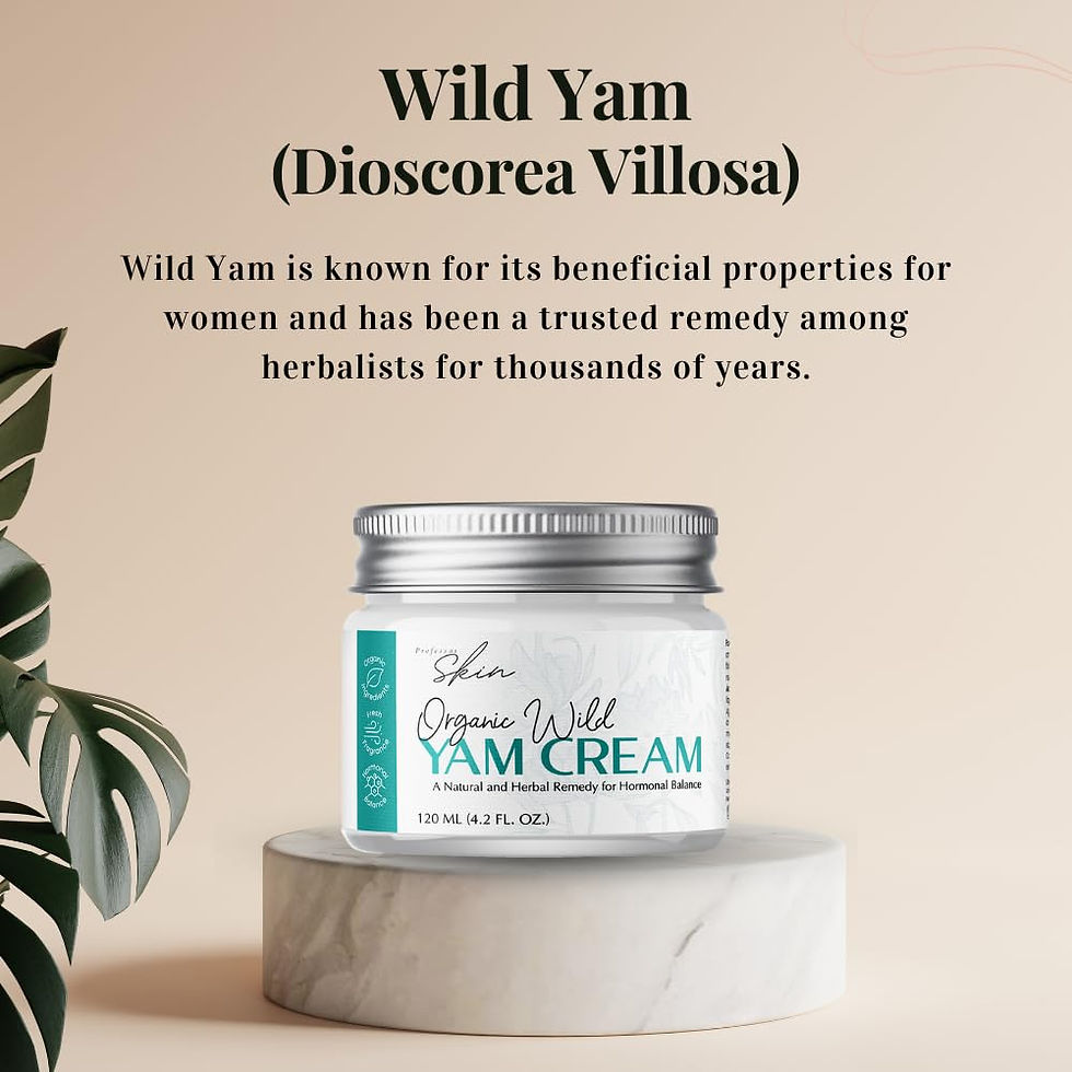 Thumbnail: Organic Wild Yam Cream, 120ml, Hormone Balance, 100% Natural