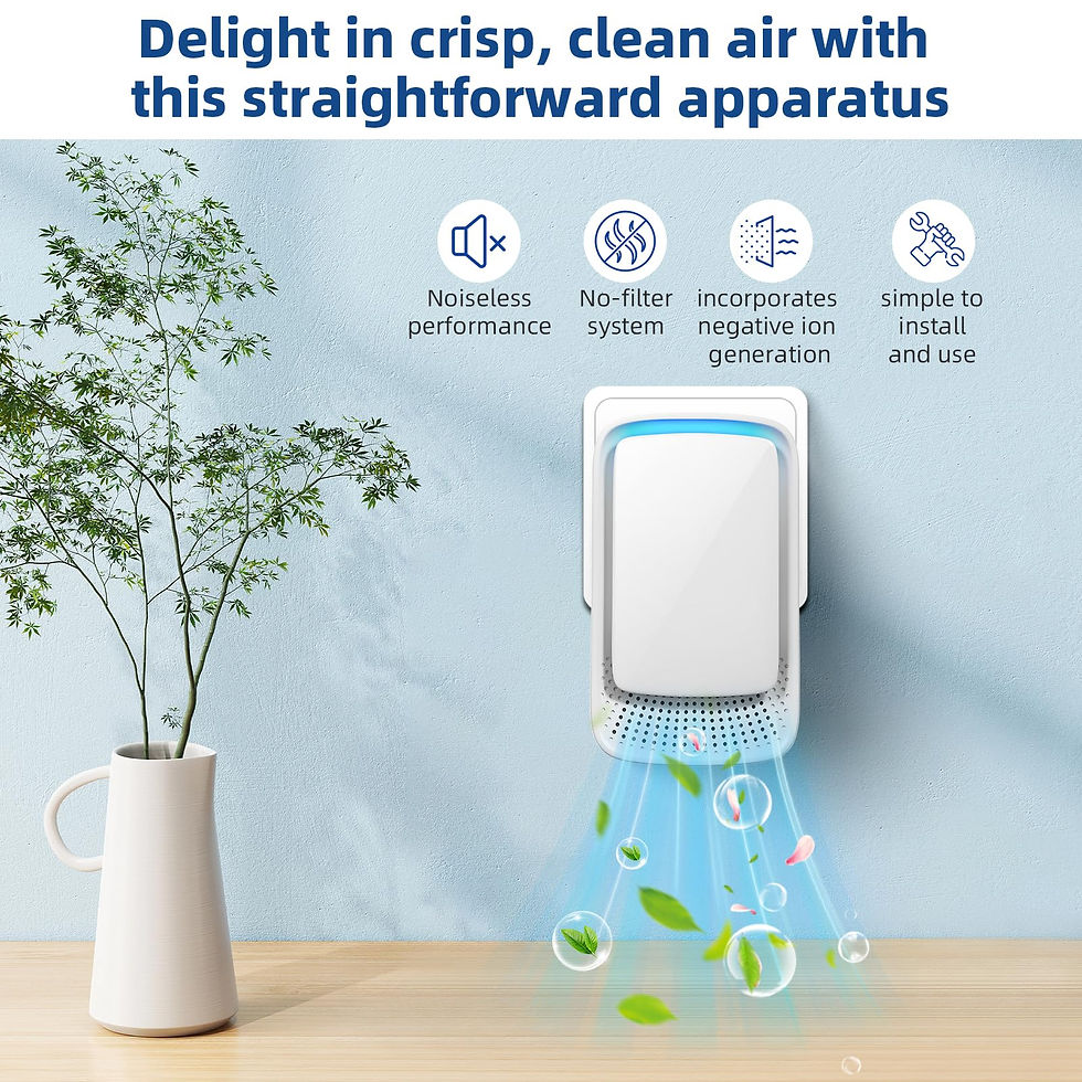 Thumbnail: 2026 New Air Purifiers Ionizers for Plug in Mites, Dust Odor for with Ion