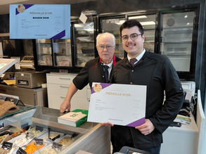 Damien Colin : son boudin noir en or