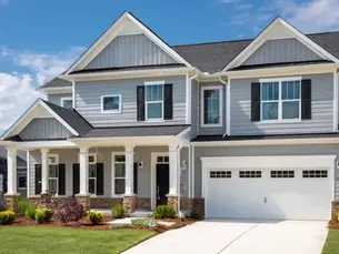 Clean and well-maintained home siding with bright exterior finish