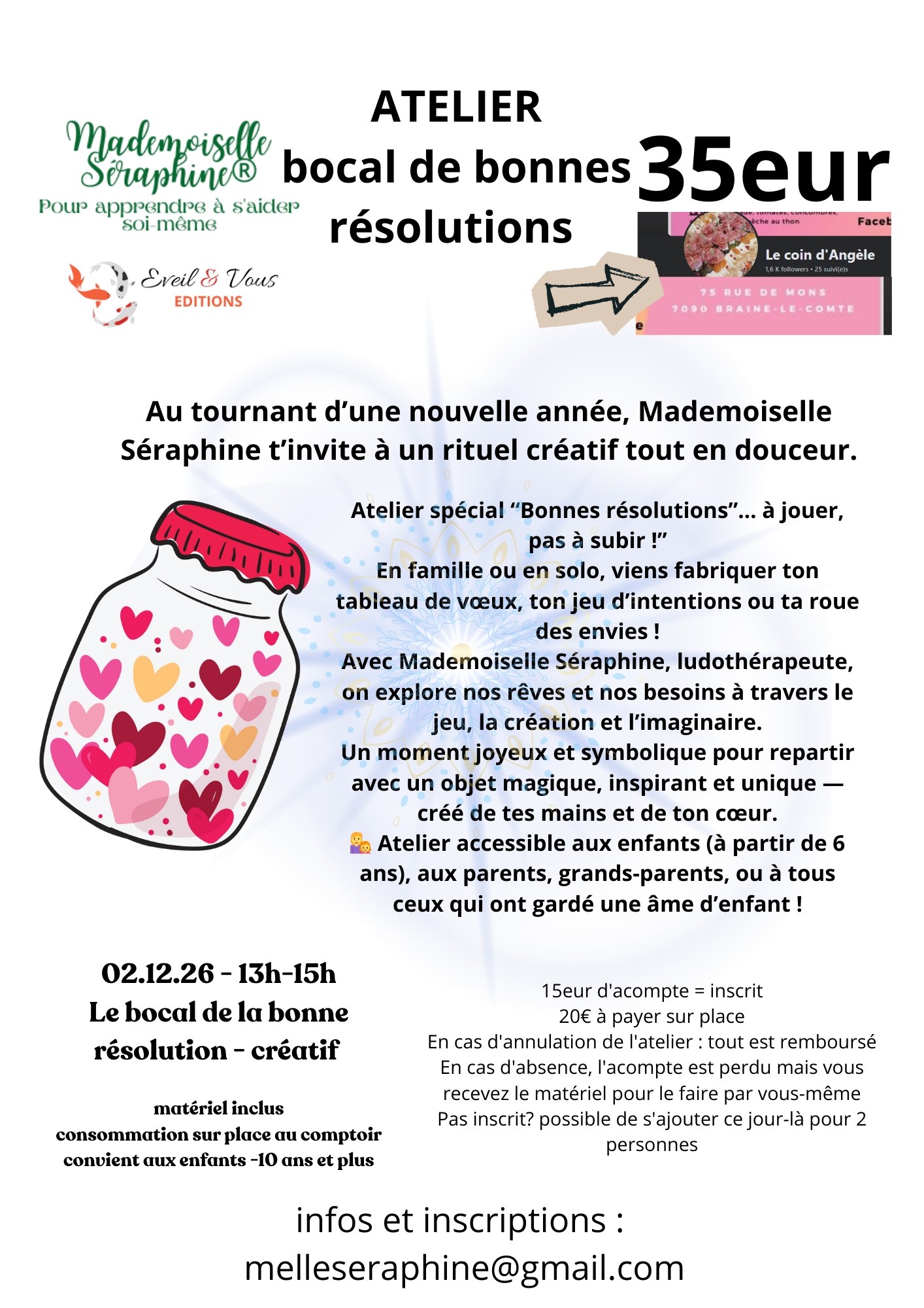 Bocal de bonnes résolutions - BULLE CREATIVE