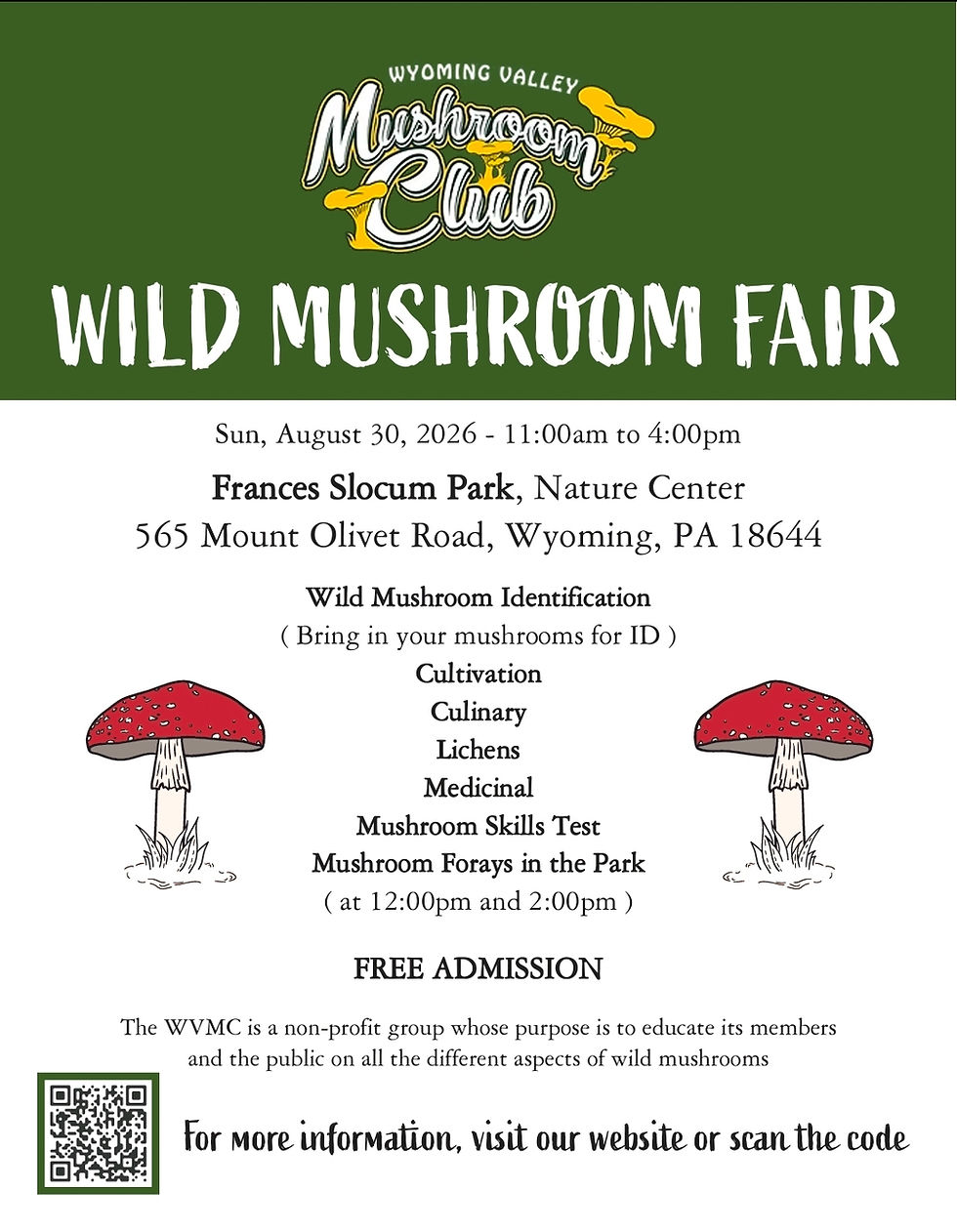 2026 Wild Mushroom Fair