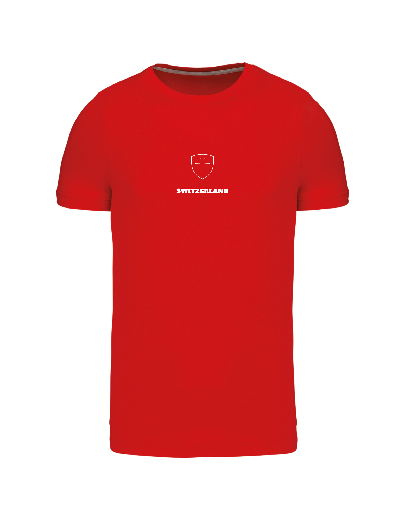 T-Shirt Switzerland EM 2024 Rot