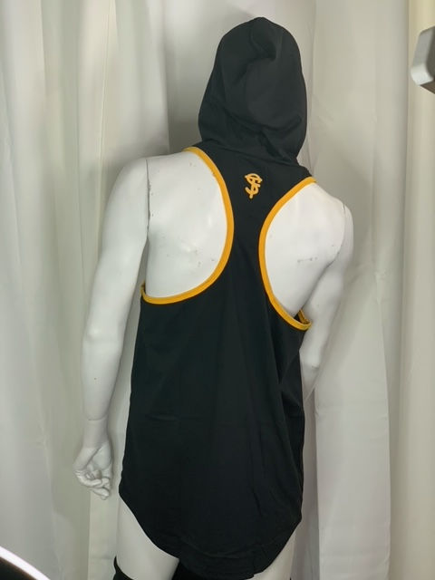 Thumbnail: Stylish 'Muscle Tango Hoodie' displayed on the website, showcasing its design and features for fitness enthusiasts.