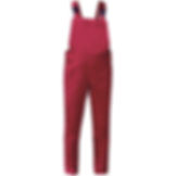 Latzhosen Weinrot,  Unisex