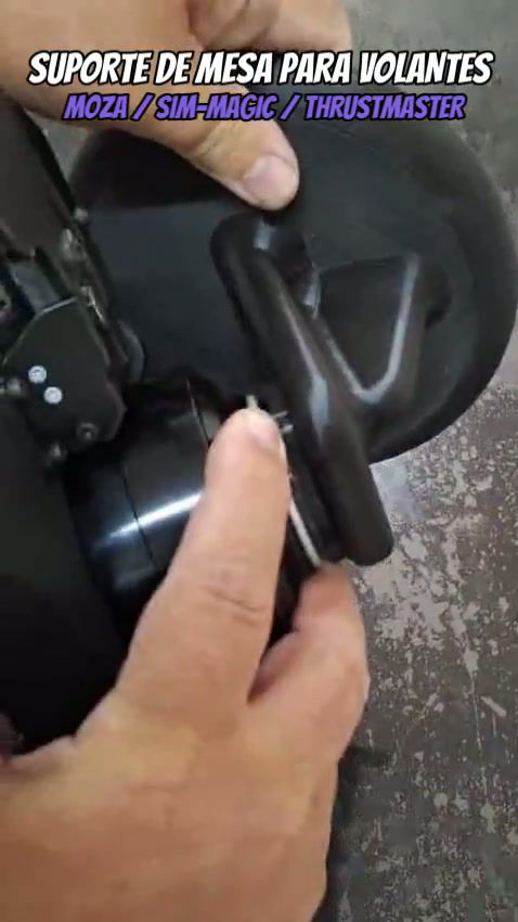 Miniatura: Suporte de mesa para volantes Moza / sim-Magic / Thrustmaster
