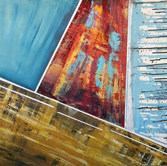 abstract paint - acrylic on canvas