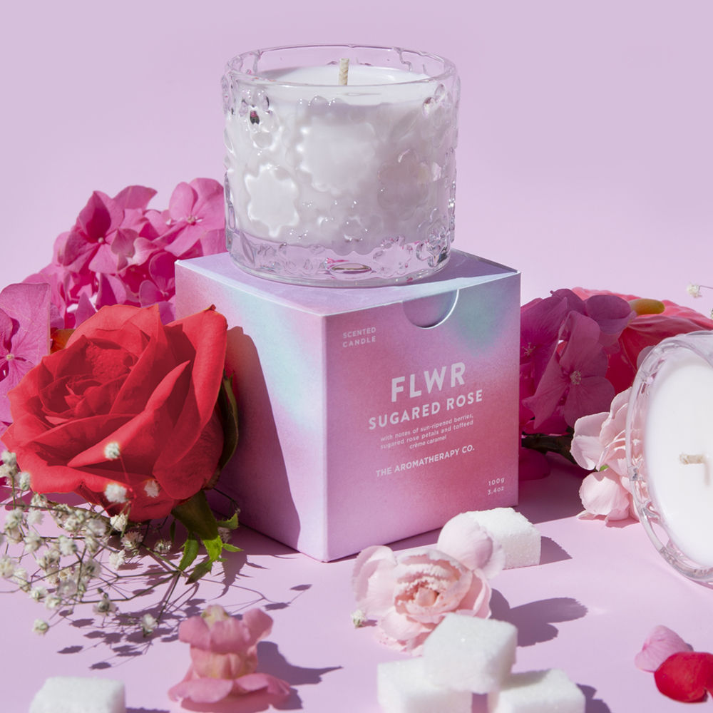 TAC FLWR 100g Soy Candle - Sugared Rose