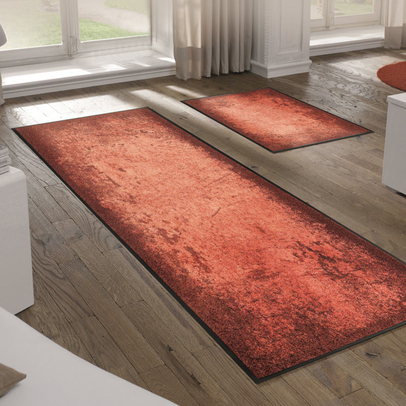 Kleen-Tex wash+dry Floor Mat Design - Shades Of Red (U.P : $169 - $469)
