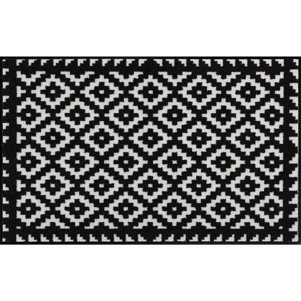 Salonloewe Floor Mat Design - Tabuk Black & White