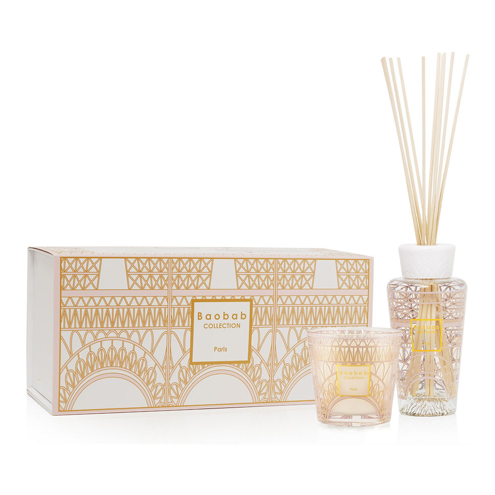 Thumbnail: Baobab 'My First Baobab' Paris Gift Box (250ml Diff.+190g Candle)