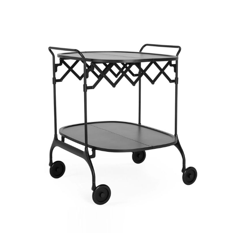 Thumbnail: Kartell Gastone Folding Trolley (All Black)