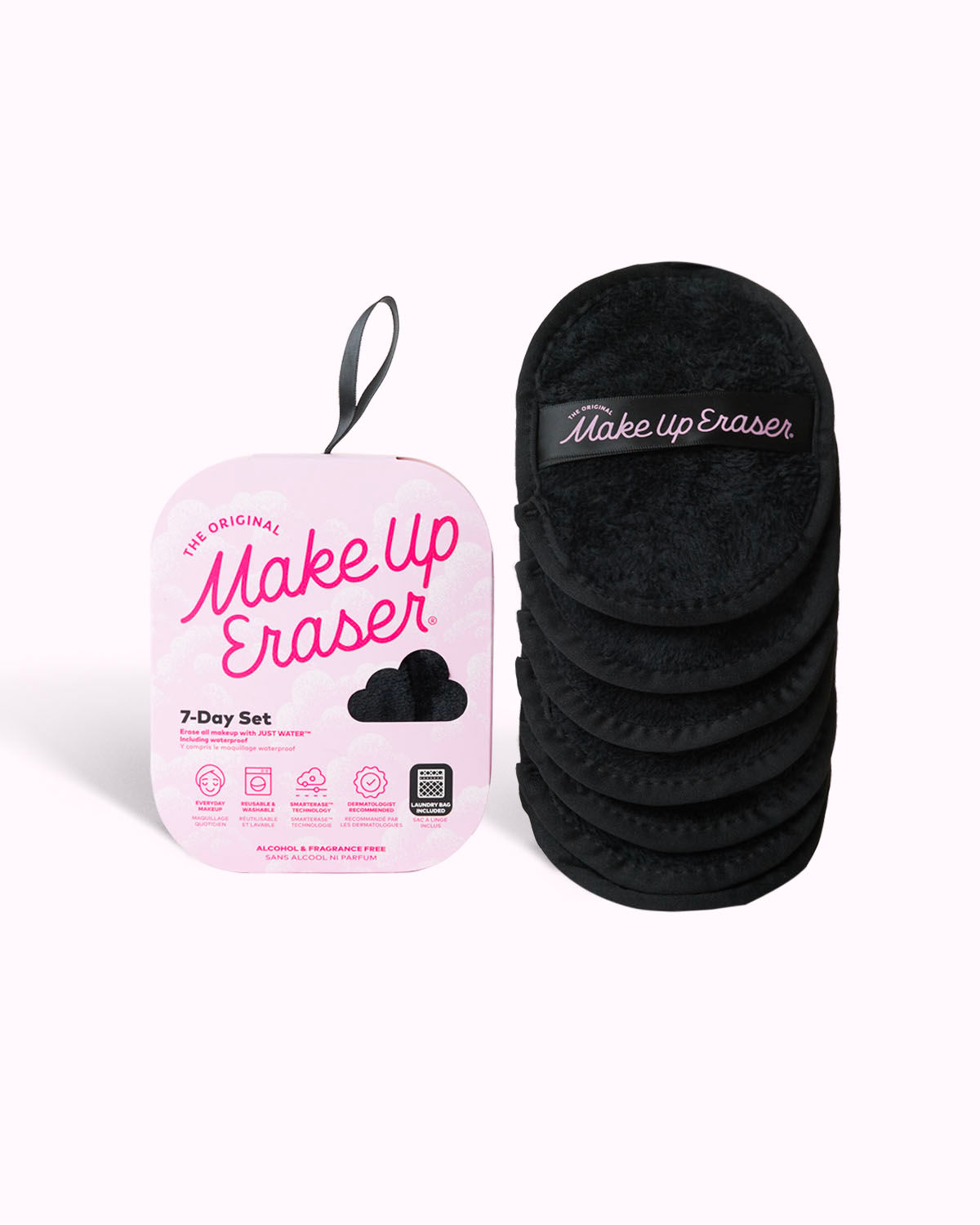 The Original MakeUp Eraser 7-Day Set Classic - Black