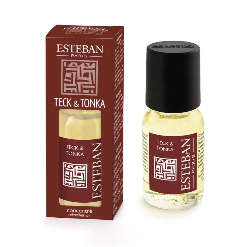 Esteban Classic - Teck & Tonka Refresher Oil, 15ml