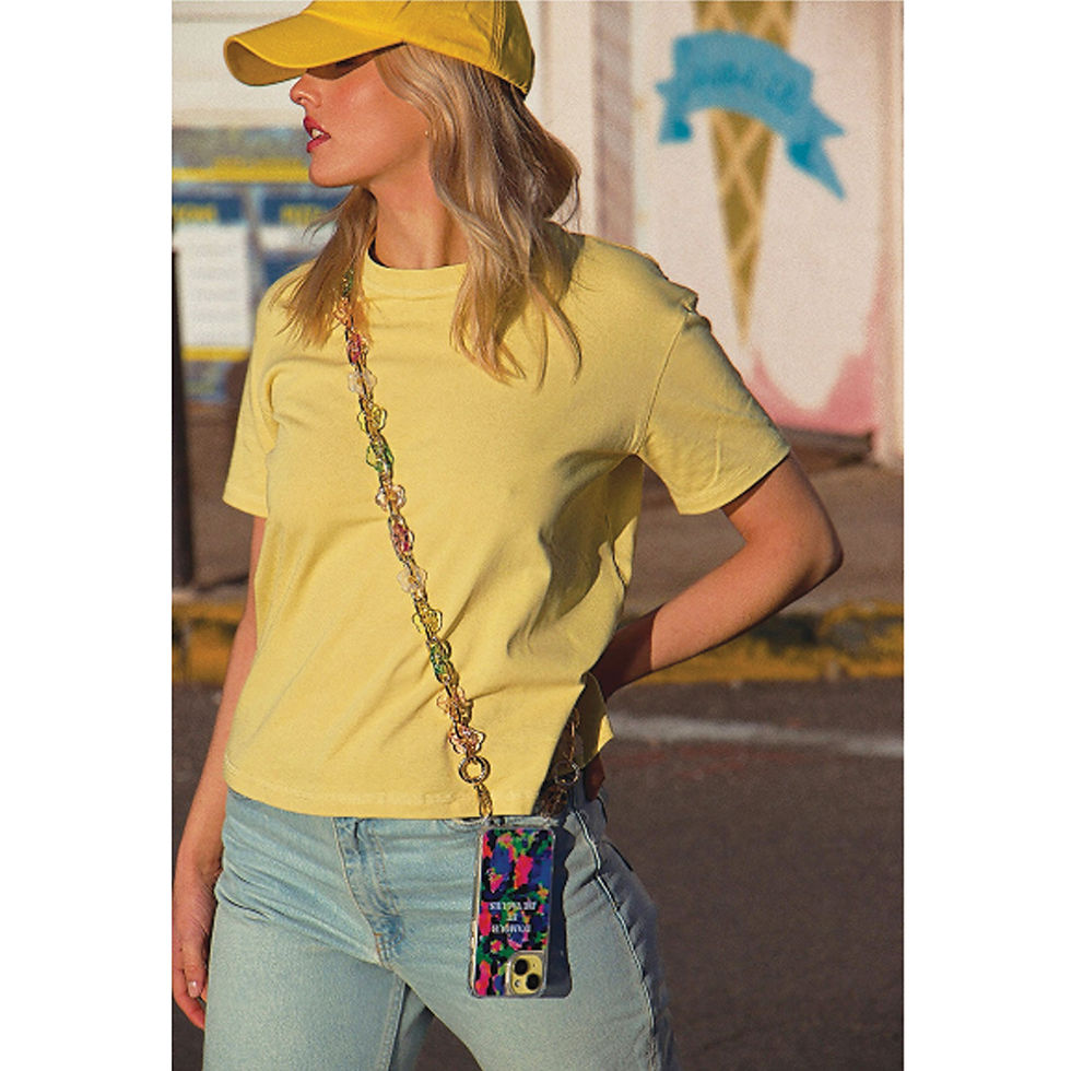 Thumbnail: LaCoqueFrancais Cassy Premium Phone Sling (120 cm) - Pastel