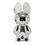 Thumbnail: Mr & Mrs Fragrance NFT IMale Scented Art Toy 75cm – Chrome Silver (Oak Wood)