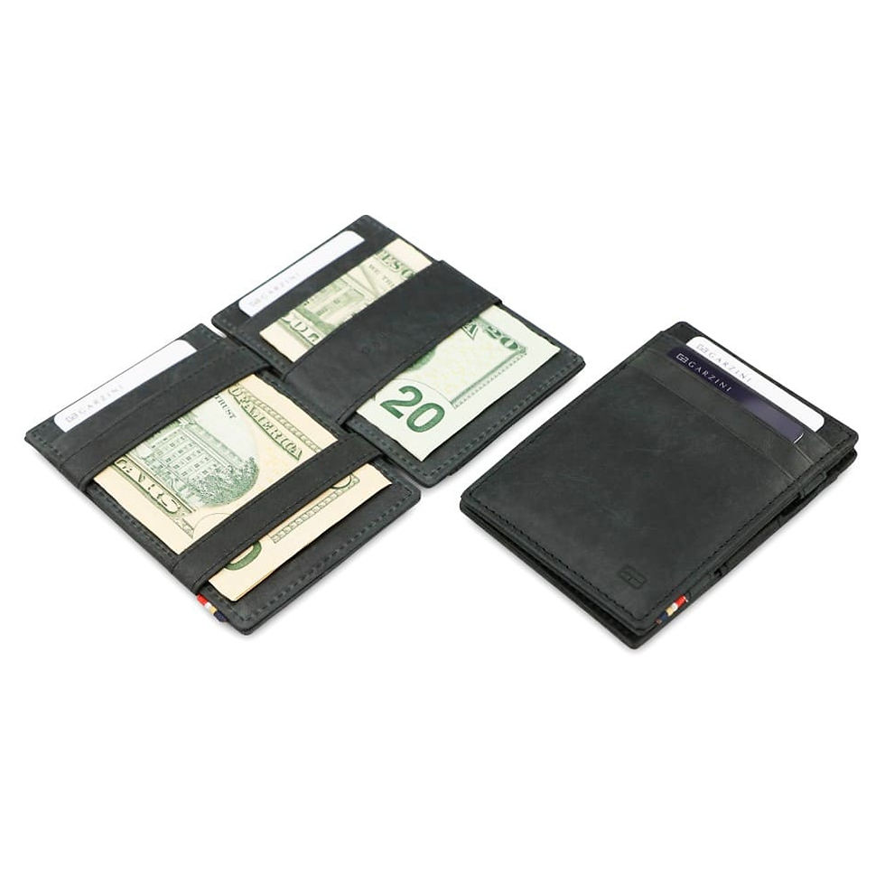 Garzini Essenziale Magic Wallet (Brushed Black)