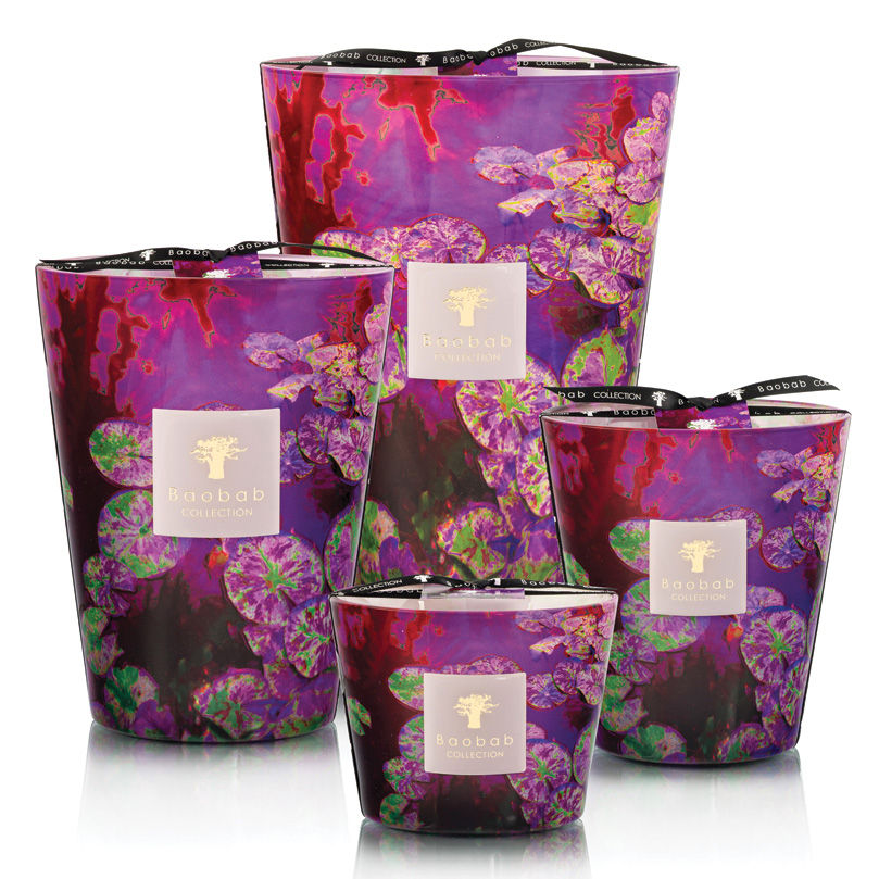 Thumbnail: Baobab Collection Arty Flowers Water Lily Candle (Max 10 - Max 24)