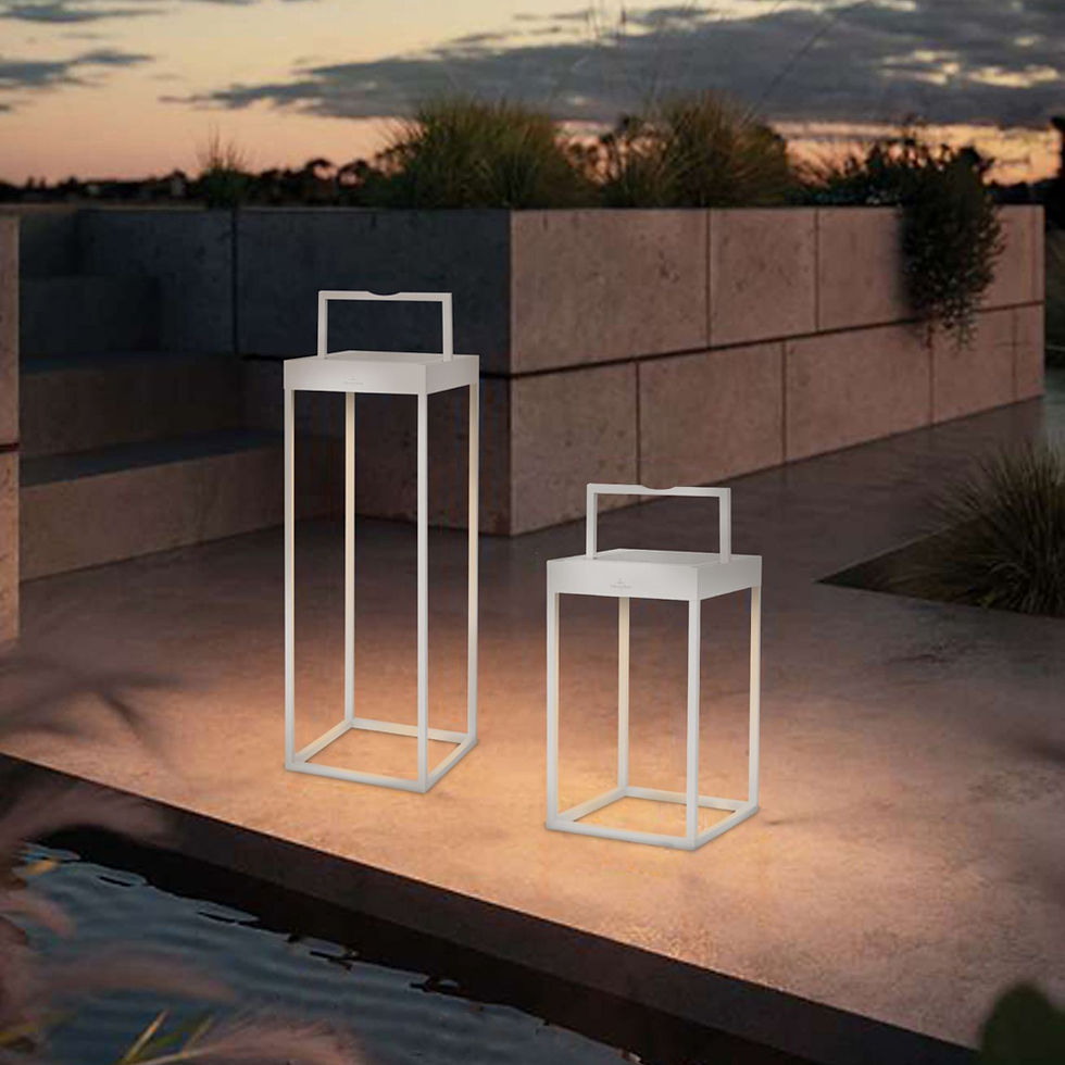 Thumbnail: Villeroy & Boch Lantern Cannes LED Lamp (50cm) - White