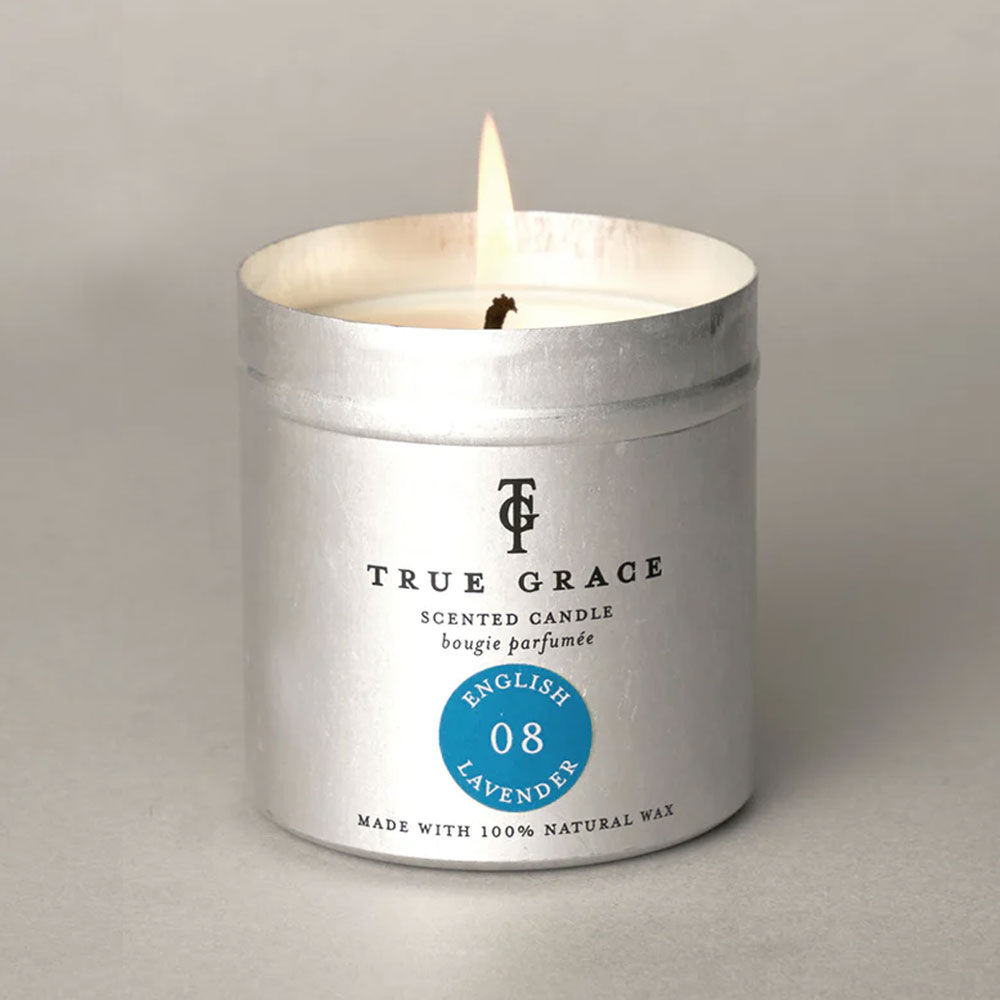 True Grace Walled Garden Tin Candle - English Lavender (250G)