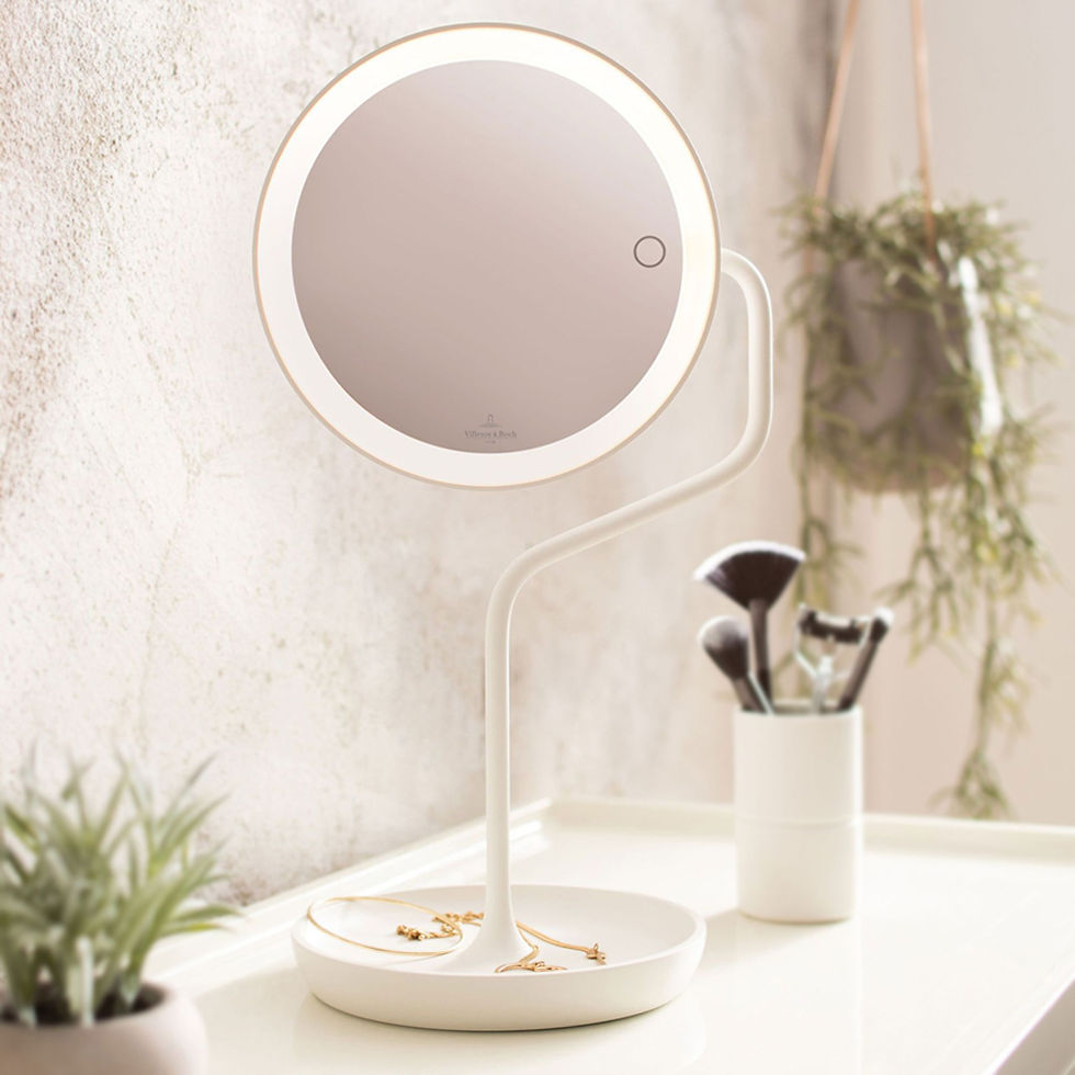 Villeroy & Boch Versailles Cosmetics Mirror LED Table Lamp (White) | Flaming Queen Home