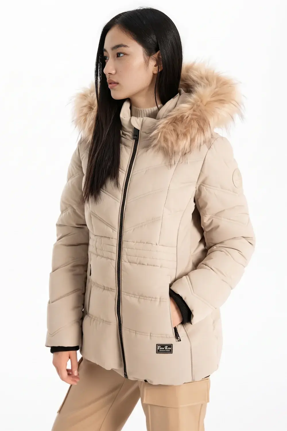 Point Zero 8368589 - Bomber Jacket with Removable Fur