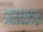 Thumbnail: Resin alphabet set- upper case 