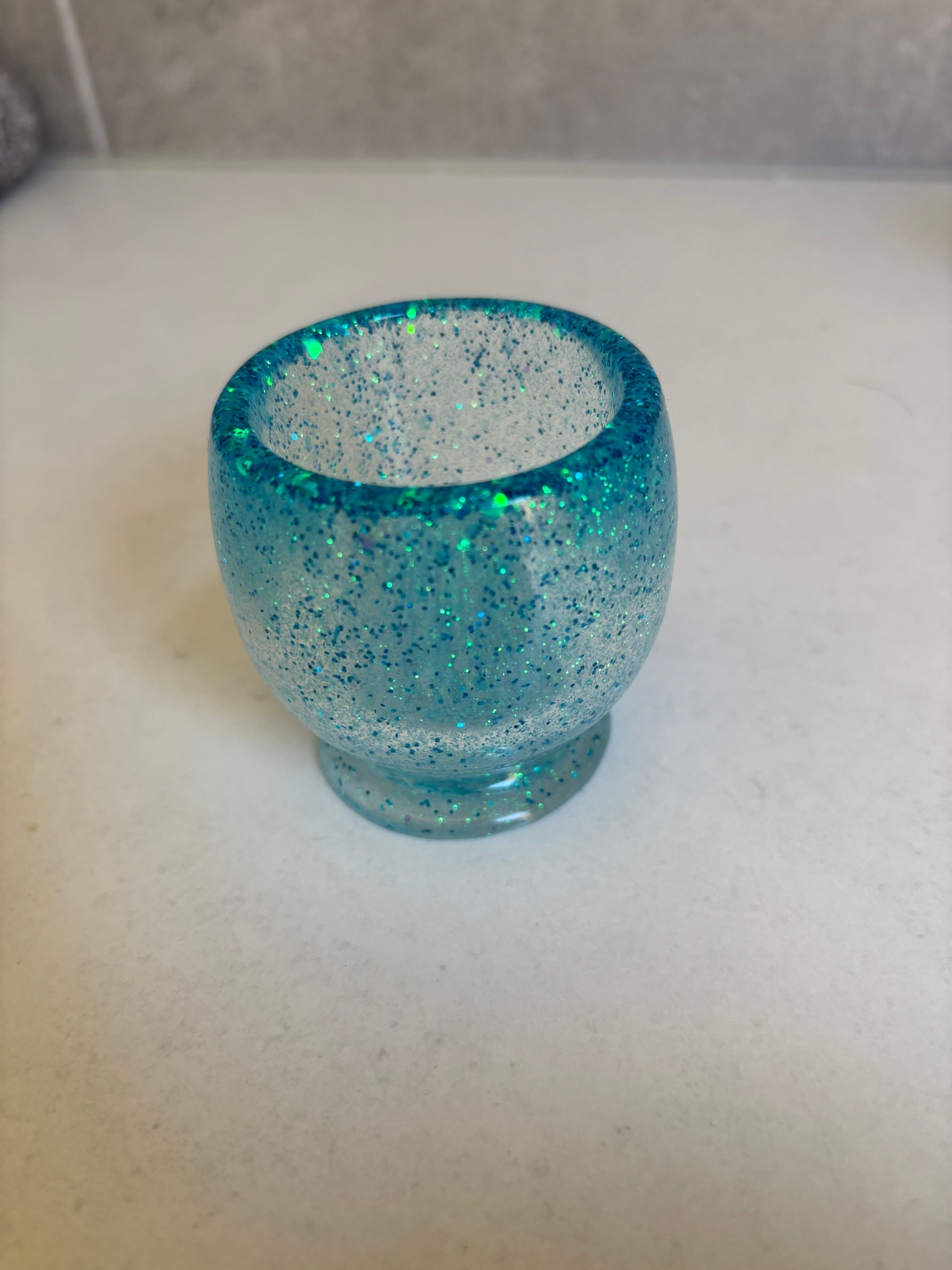 Rainbow goblet cups
