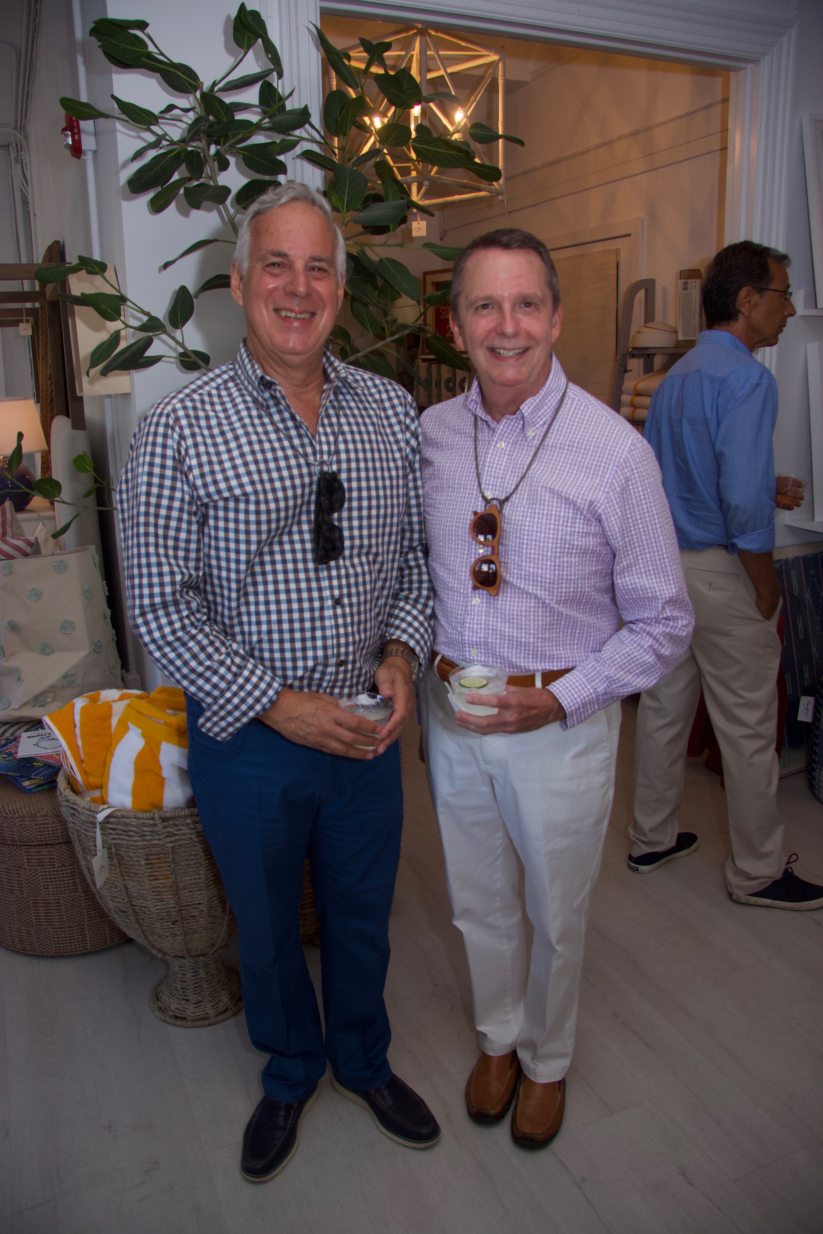 Dennis Miller and Milan Hughston