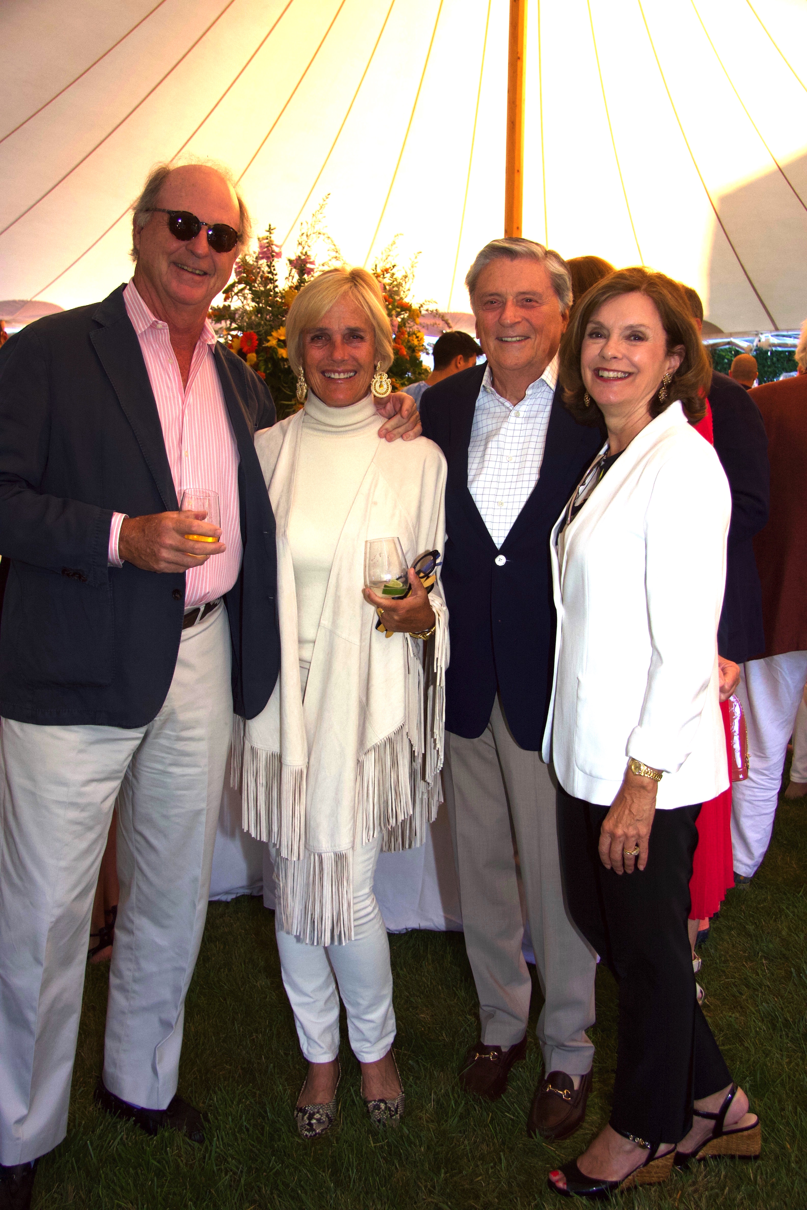 Bob and Liza Pulitzer Calhoun, Joe and Sheila O'Malley Fuchs