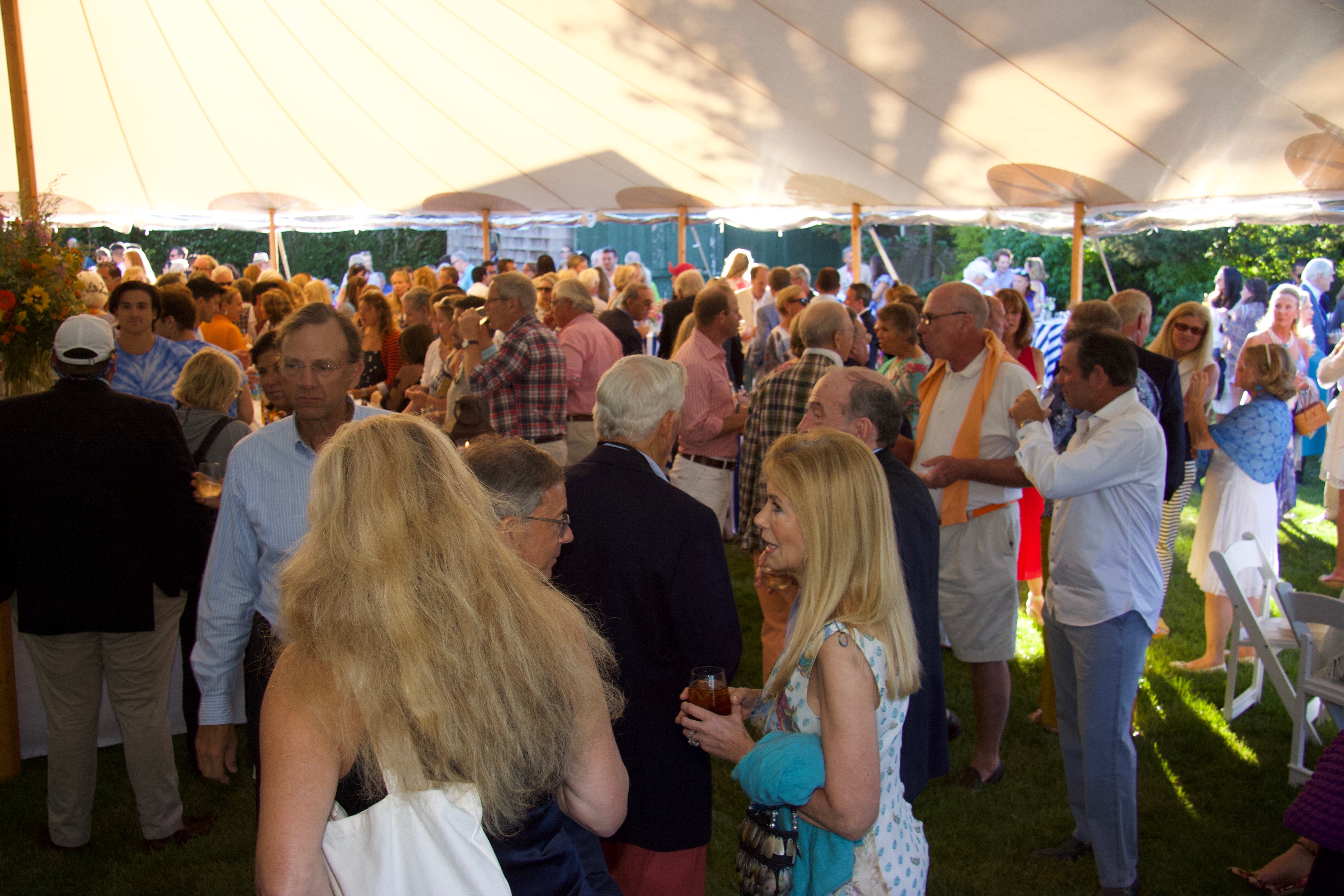 Packed Party Tent