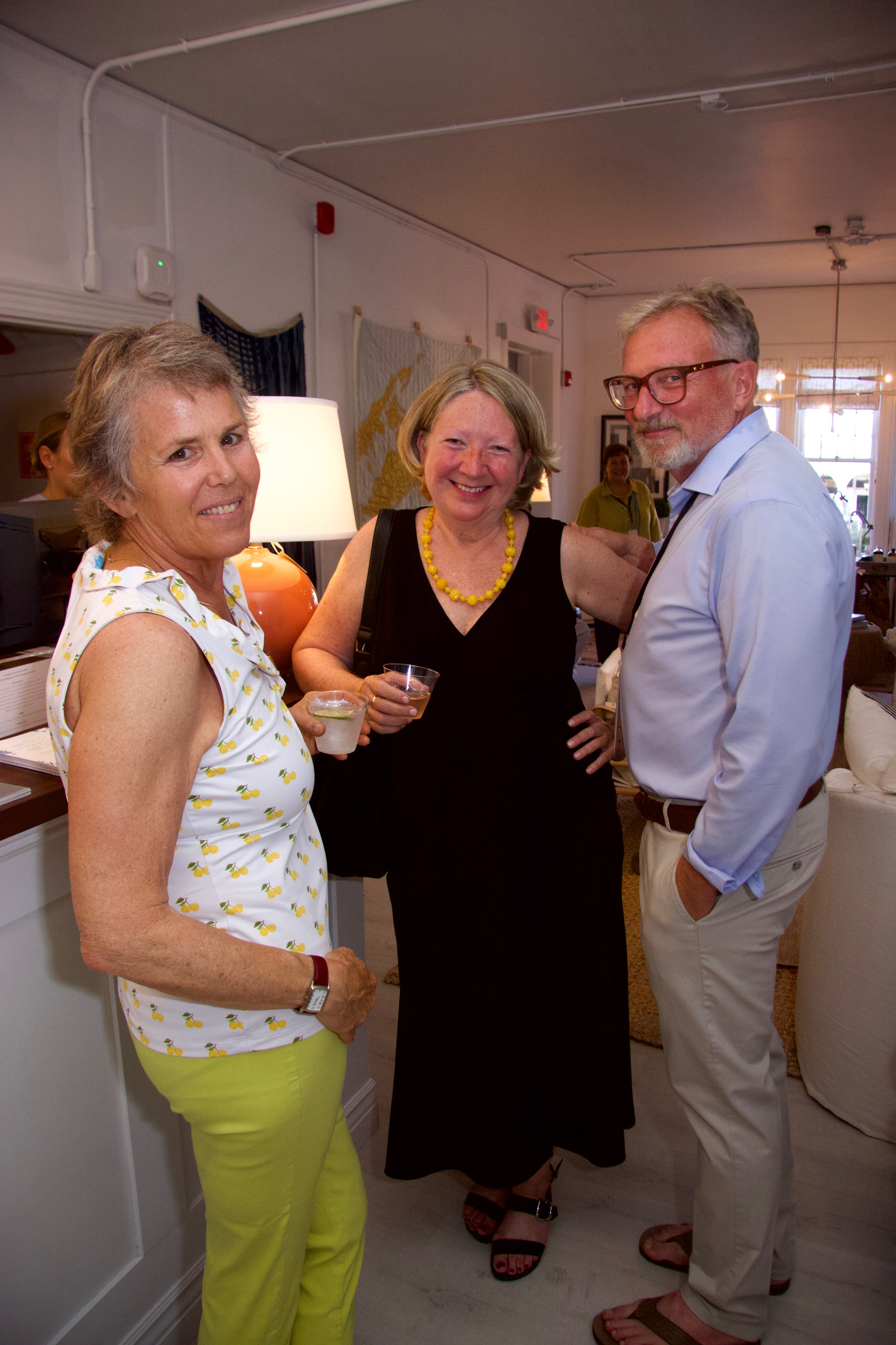 Hilary Woodward, Maribeth and Tom Edmonds