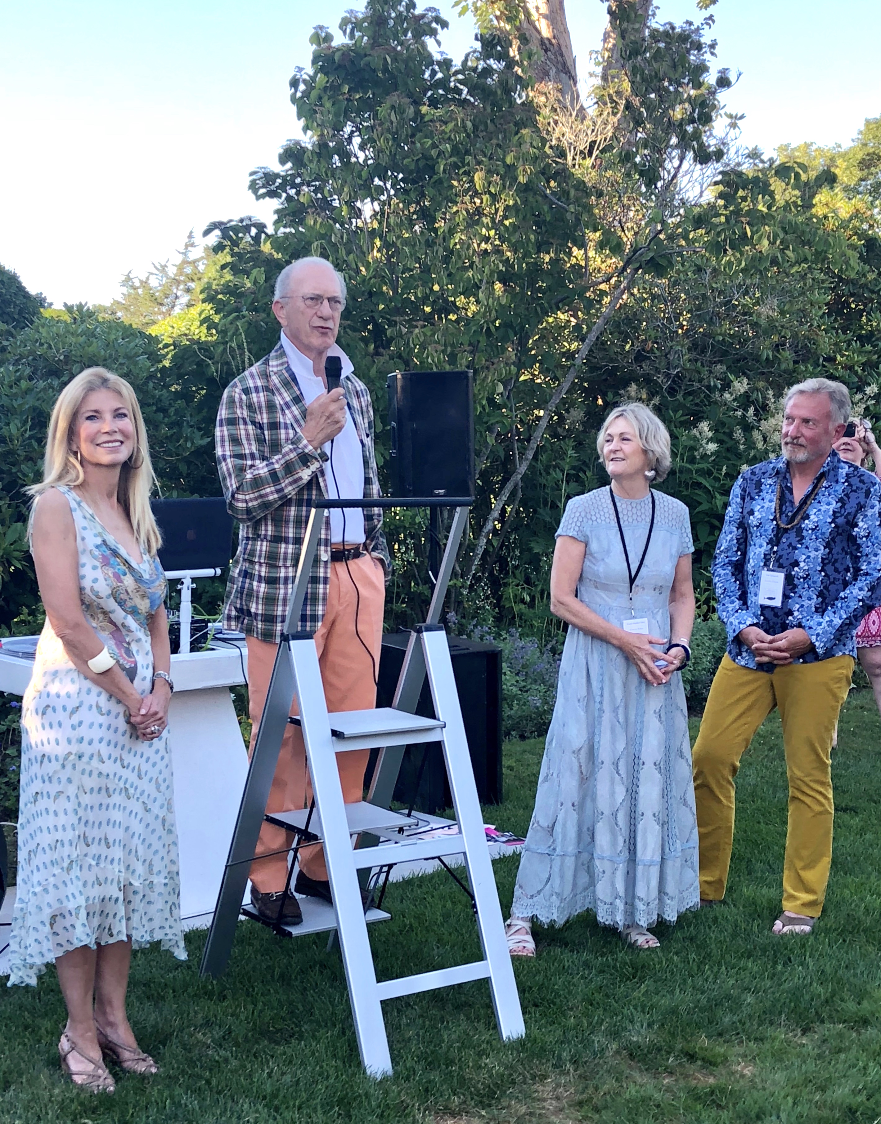 Laura and James Freeman, Linda Stabler-Talty and Tom Edmonds