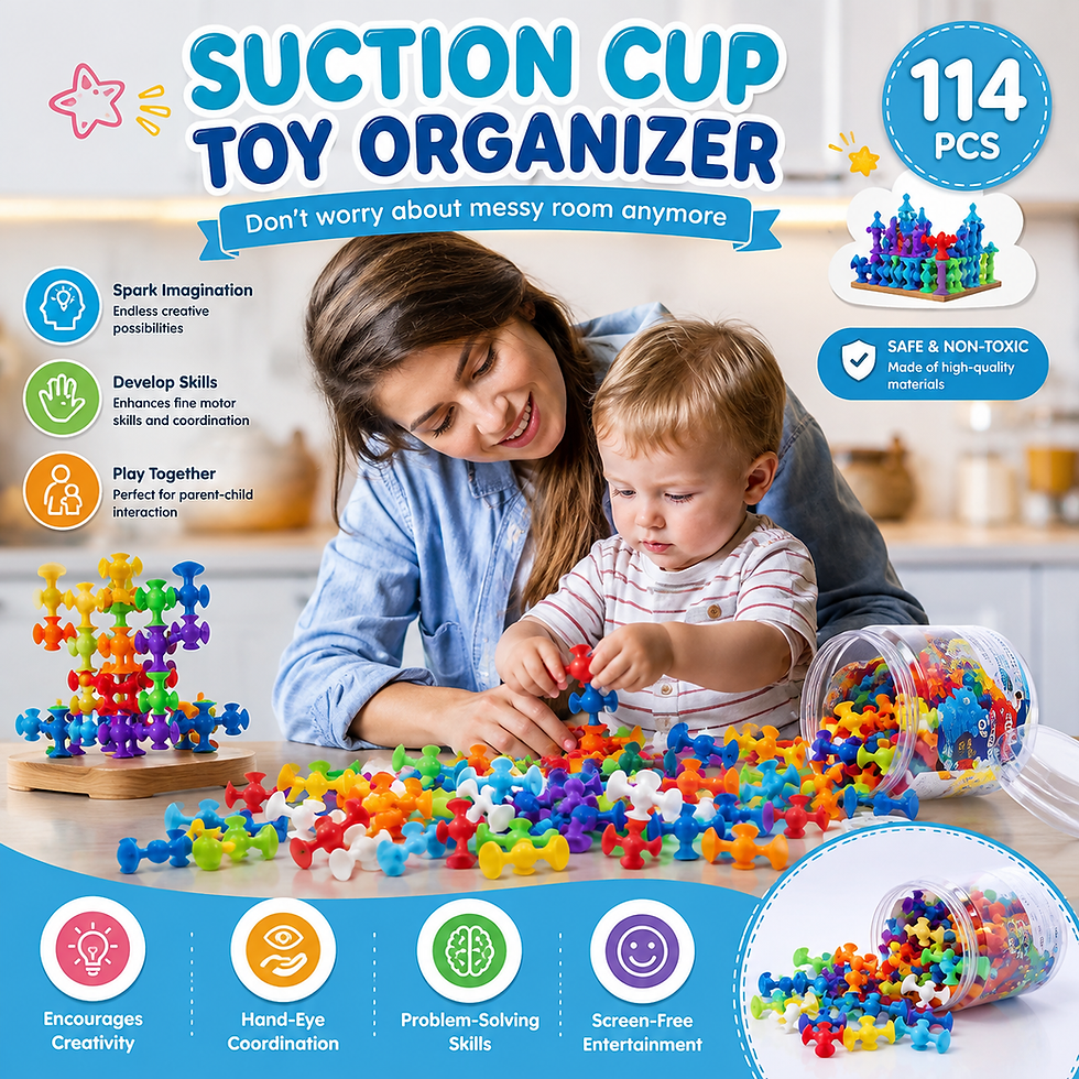Thumbnail: Build & Stick™ 114-Piece Suction Building Set
