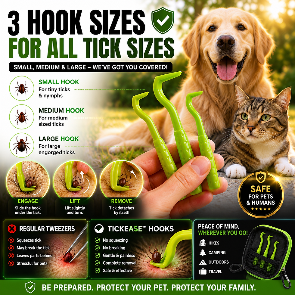 Thumbnail: TickEase™ Tagline  Remove Ticks Safely in Seconds.