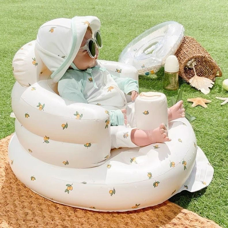 Thumbnail: Inflatable Baby Chair for Dining & Bath