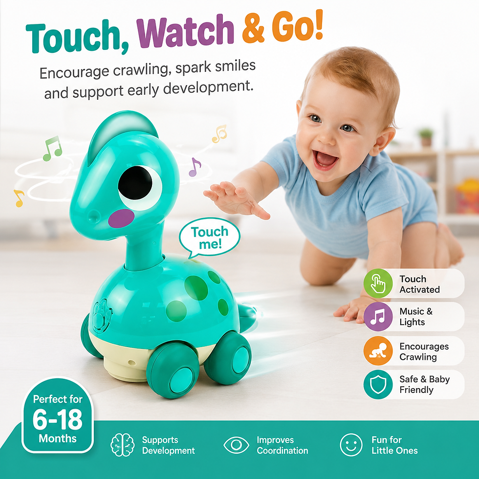 Thumbnail: 🐣 Touch & Go™ – Interactive Crawling Baby Toy