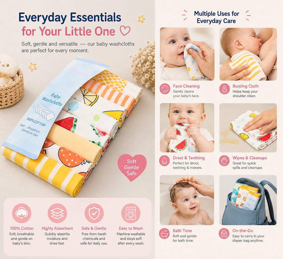 Thumbnail: Newborn Cotton Gauze Baby Feeding Towels - 8 Packs