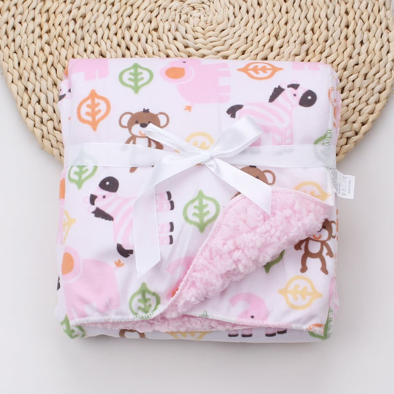 Thumbnail: Cartoon Printed Baby Blanket