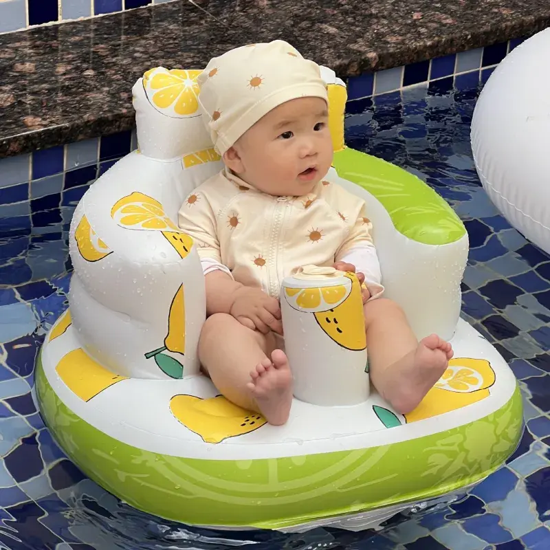 Thumbnail: Inflatable Baby Chair for Dining & Bath